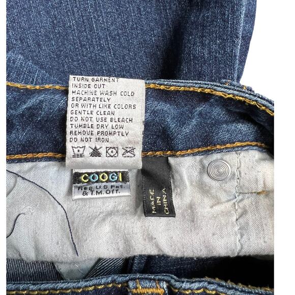 Vintage 90s Coogi Jeans Low Rise Wide Leg size 9/10 - Picture 9 of 11
